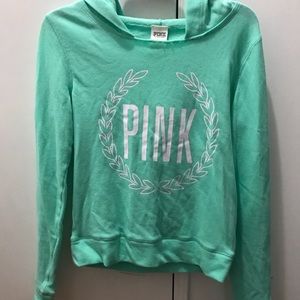 PINK brand sweater (light green)